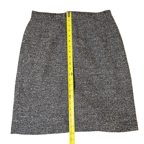 Talbots Grey Wool Tweed Career Office Pencil Skirt Size 12 - Picture 2 of 6